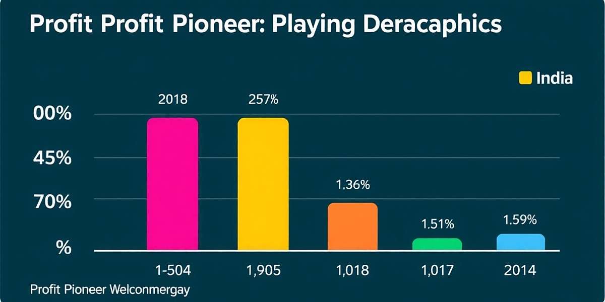 Profit Pioneer Player Demographics in India Profit Pioneer player demographics showing the game's popularity across different age groups in India